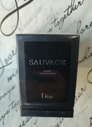 Парфюм мужской dior sauvage elixir 60 ml диор савлаж эликсир 60 мл