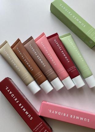 Бальзам для губ summer fridays lip butter balm for hydration & shine