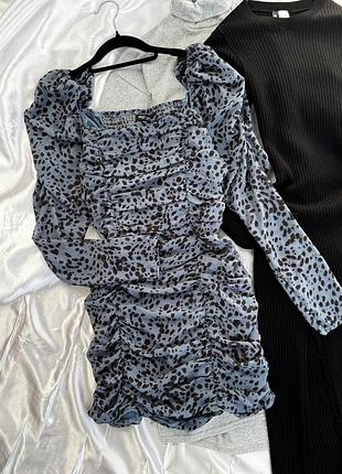 Красивое платье с квадратным вырезом nasty gal