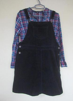 Вельветовый стрейчевый сарафан от tu