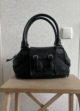 Сумка з нейлону з шкіряними вставками від marc aurel, сумочка