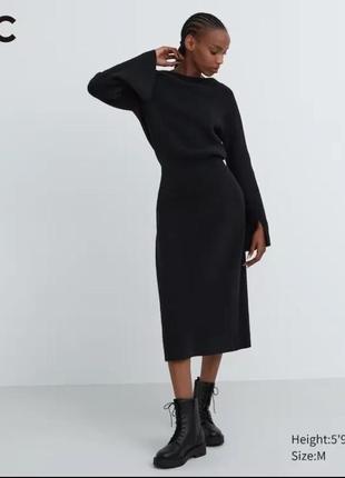 Uniqlo платье шерстяное