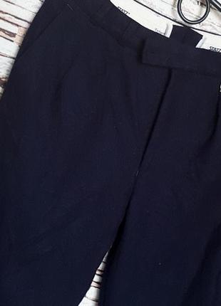 Вовняні штани 100% lana -- new pure wool темно сині ❄❄❄8 фото