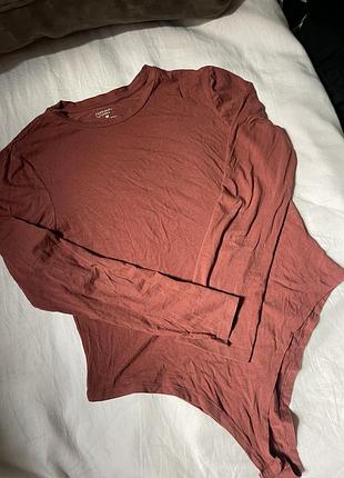 Боді з довгим рукавом