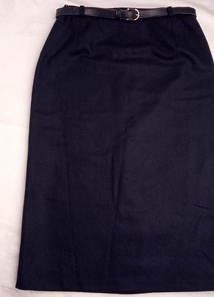 Винтажная теплая юбка-карандаш франция