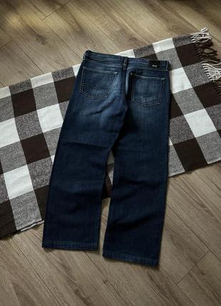 Hugo boss dark blue baggy jeans mens 34/32 (чоловічі джинси hugo boss)