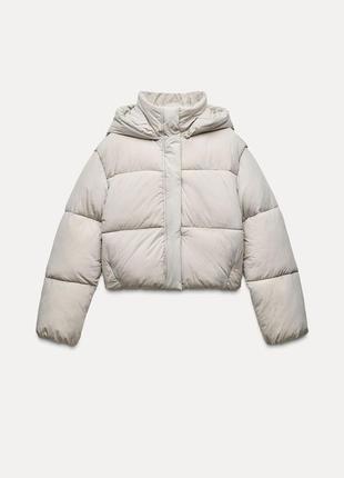Zara куртка пуфер
