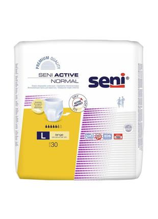 Підгузки-труси для дорослих seni (сені) active normal large l 25 шт