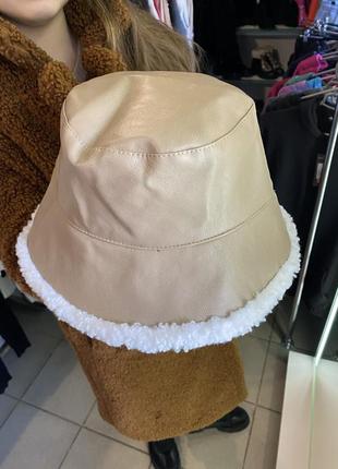 Панамка шкіряна