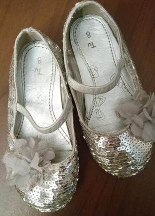 Праздничные балетки 16см