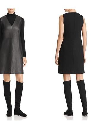 Max mara платье 42it s-m платье оригинал кожаное платье