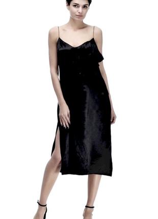 Нарядна сатинова сукня