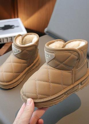 Детские угги изнутри густой и теплый мех