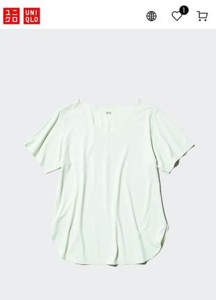 Бесшовная футболка uniqlo
