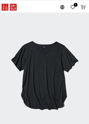 Бесшовная футболка uniqlo