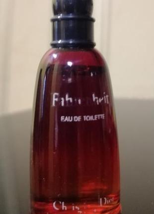 Christian dior fahrenheit, миниатюра, 10 мл
