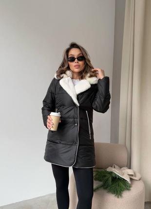 Женская теплая зимняя куртка