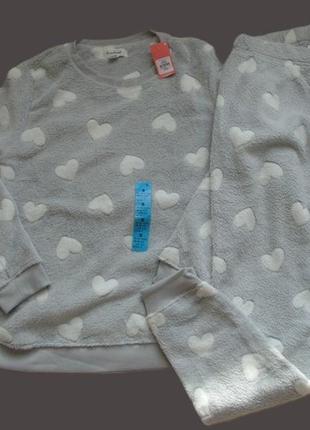 Пижама домашний костюм primark флис love to lounge м