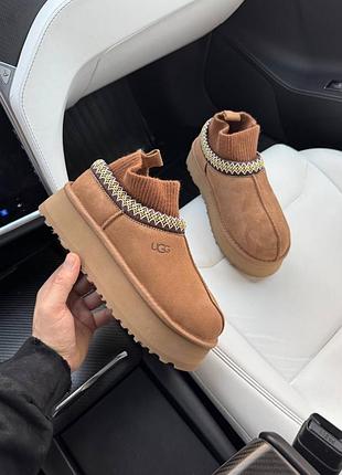 Уггі ugg tazz platform sock chestnut