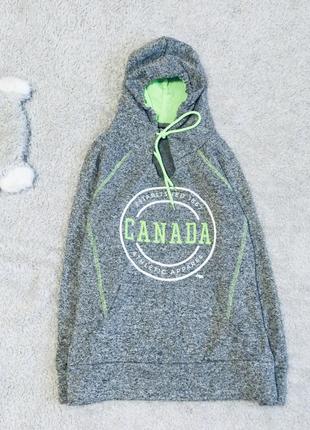 River wear розм. s утеплене жіноче худі. сірий меланж толстовка на флісі! професійна спортивна. якіс