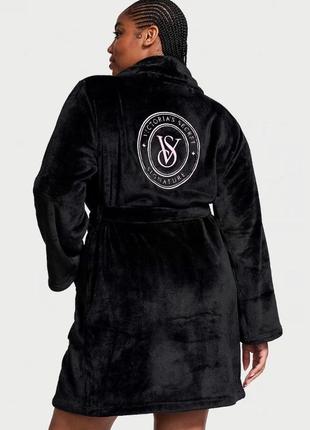 Халат жіночий victoria’s secret, колір чорний😍 оригінал