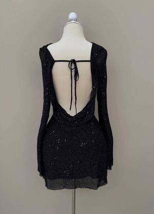 Платье мини вечернее люрекс 🖤