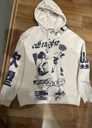 Толстовка худи guess, р. л
