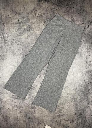 Брюки длинные от zara серые