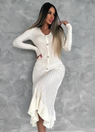 Платье трикотажное