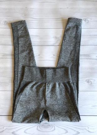 Серые лосины спортивные gymshark
