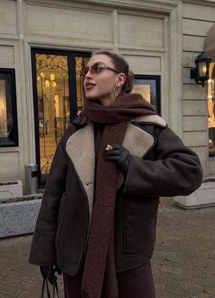 Дубленка zara