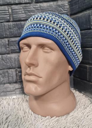 Зимняя  шапка  newish шерсть 40% акрил 30% катон 30% 29302