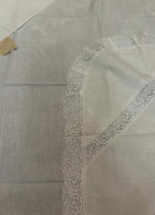 Пелюшка простинка ситцева радянських часів з мереживом