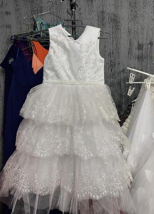 Сукня дитяча на свято ідеально підійде на новий рік,сніжинка