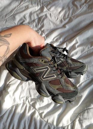 Крутые кроссовки унисекс new balance 9060 mushrooms 36-45