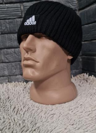 Зимова шапка adidas вовна 70% акрил 30% є опт 29307