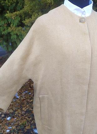 Пальто massimo dutti. хлопок и лен2 фото