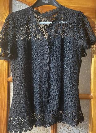Блуза в кружево