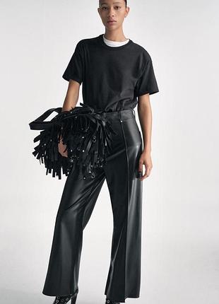 Брюки женские черные брюки zara new