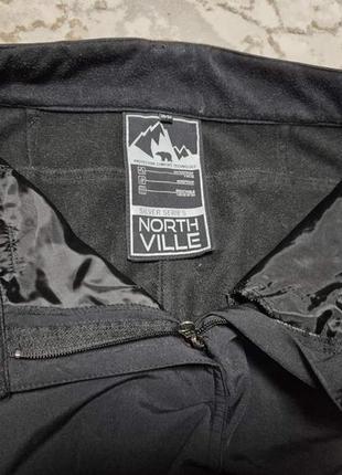 Лыжные термо штаны полукомбінезон north ville р.146-152см