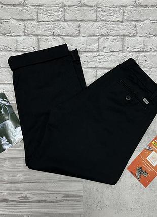 Мужские брюки штаны carhartt rational pant черные класические широкие