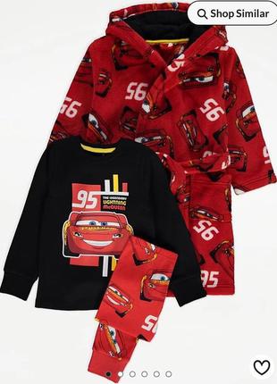 Набор пижама и халат для парня 1,5-2 года от george