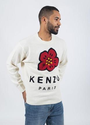 Джемпер , светр з натуральної вовни kenzo boke flower, оригінал