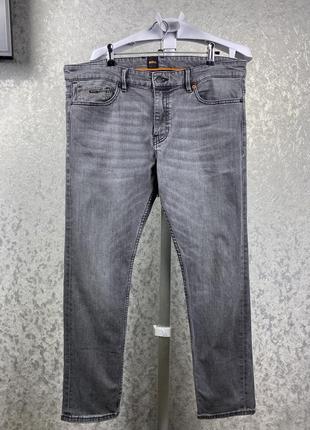 Чоловічі сірі джинси hugo boss delano slim fit jeans w34 l30