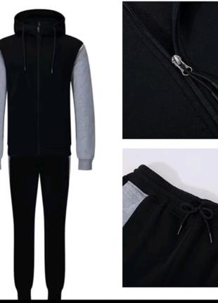 Спортивный костюм donnay fleece zip sn99 navy, xl (50)