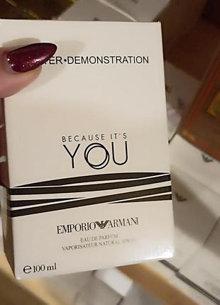 Giorgio armani emporio armani because it’s you тестер