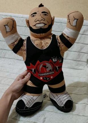 Антистресс funkasaurus мягкая игрушка рестлер озвученный из европы борец боец реслер мягкая грушка