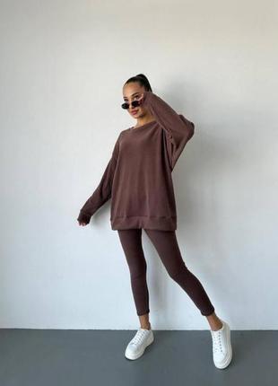 Женский костюм рубчик на флисе