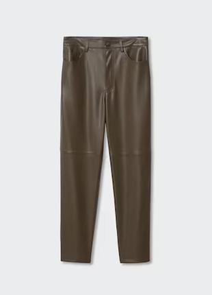Шкіряні штани mango 48, 50, 52 розмір