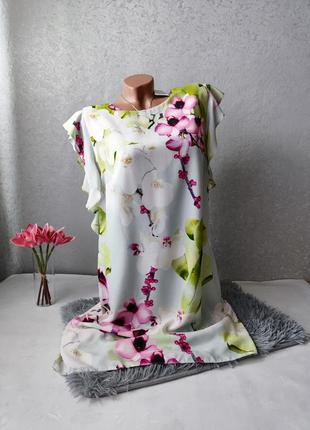 Новое платье шифон с открытыми плечами